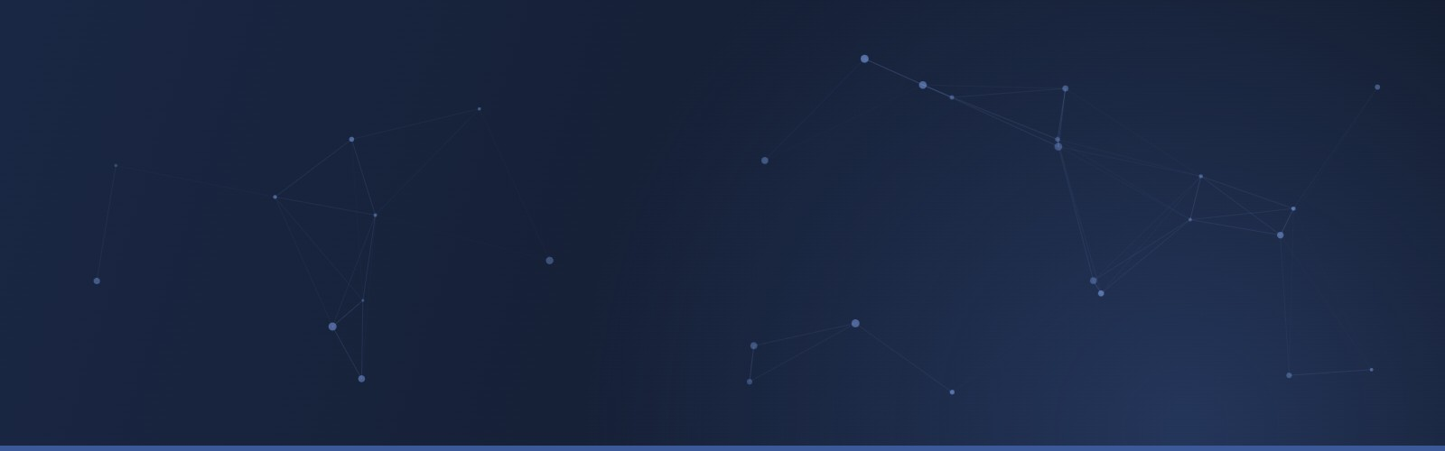 Abstract network graphic in OmniTech navy and blue